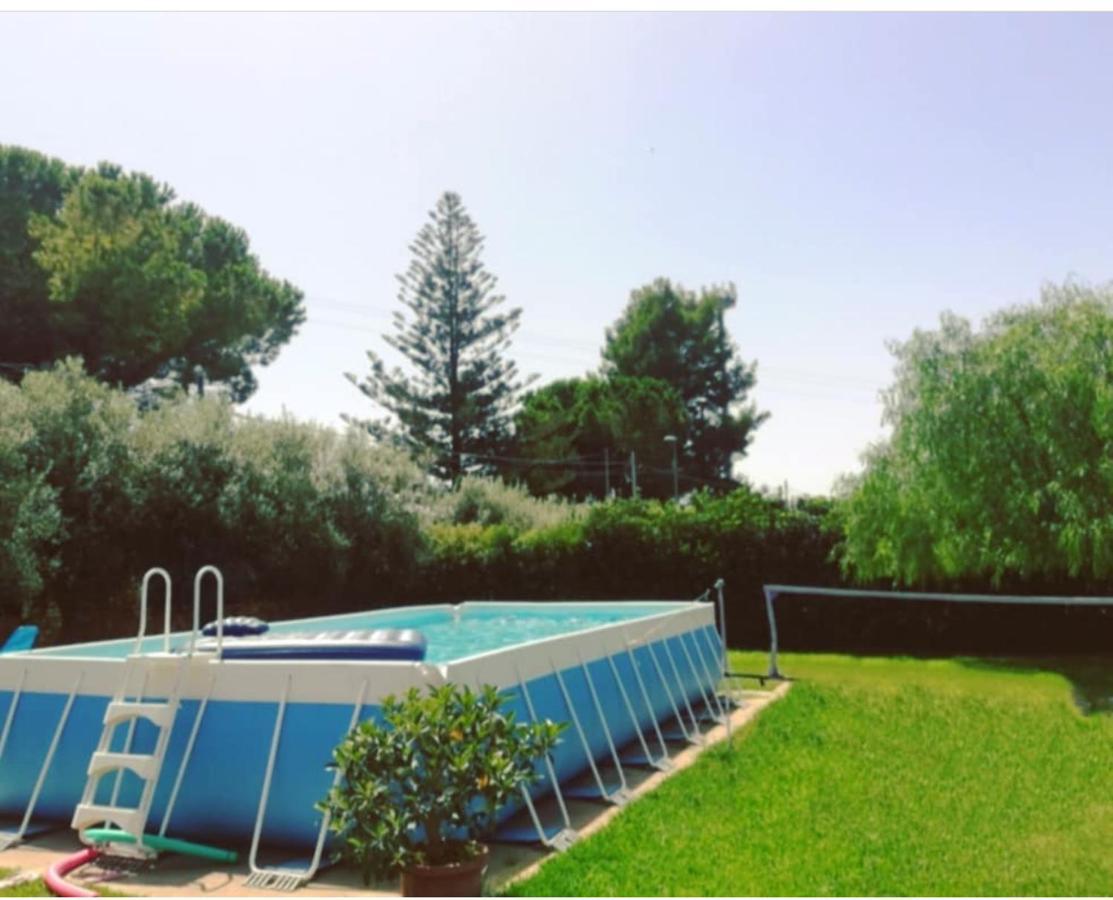 La Stanza Delle Muse In Villa Con Piscina Fontane Bianche Exterior foto